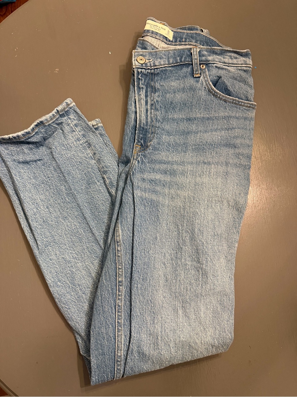 Abercrombie & Fitch Light Blue Straight Jeans